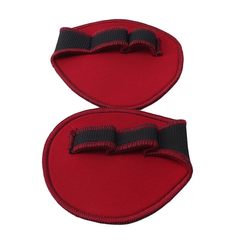 Unisex anti-slip vektløfting treningshansker fitness sport dumbbell grips pads gym benkpress øvelser håndflate beskytter
