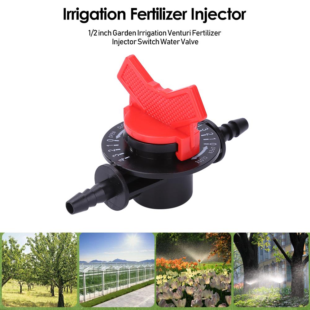 1/2 Inch Tuin Irrigatie Venturi Fertilizer Injector Schakelaar Waterklep
