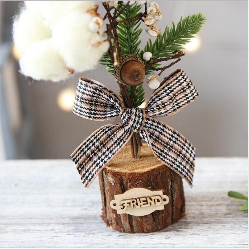 1 unidad, Mini Escritorio, pino Artificial de Navidad, árbol con hojas, decoración para el hogar, ornamento de plantas en macetas