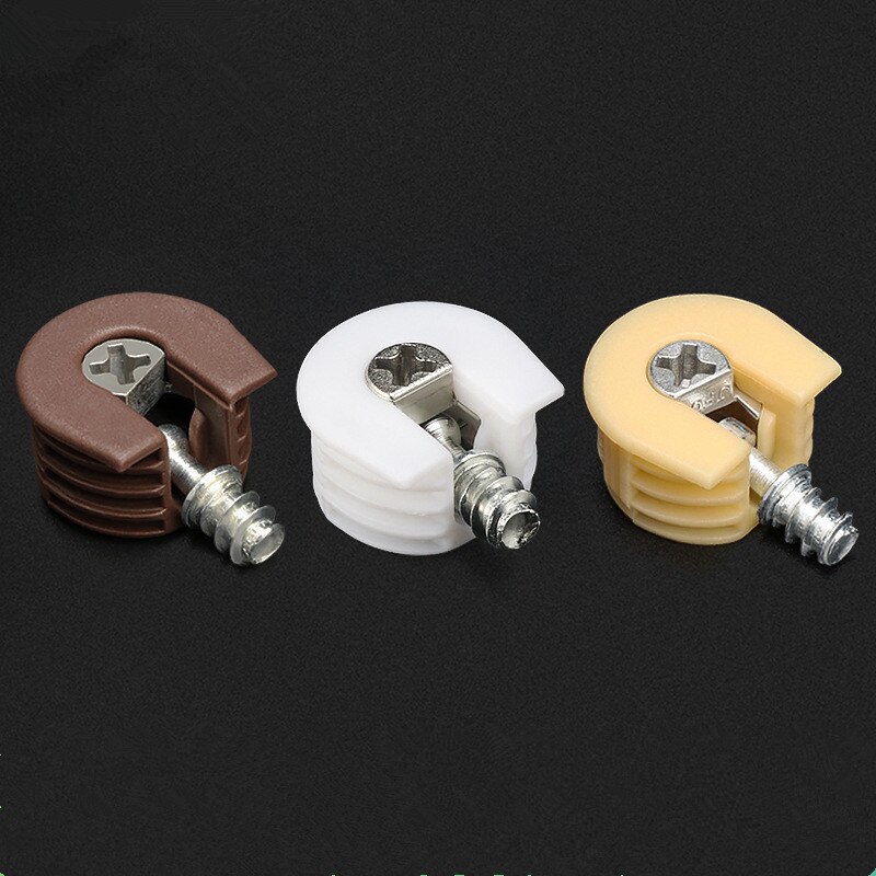 3in1 plastic Bracket Pin Pegs plank desk Cabinet wardrobe shelf support holder Furniture Cam Connector Fixing fittings