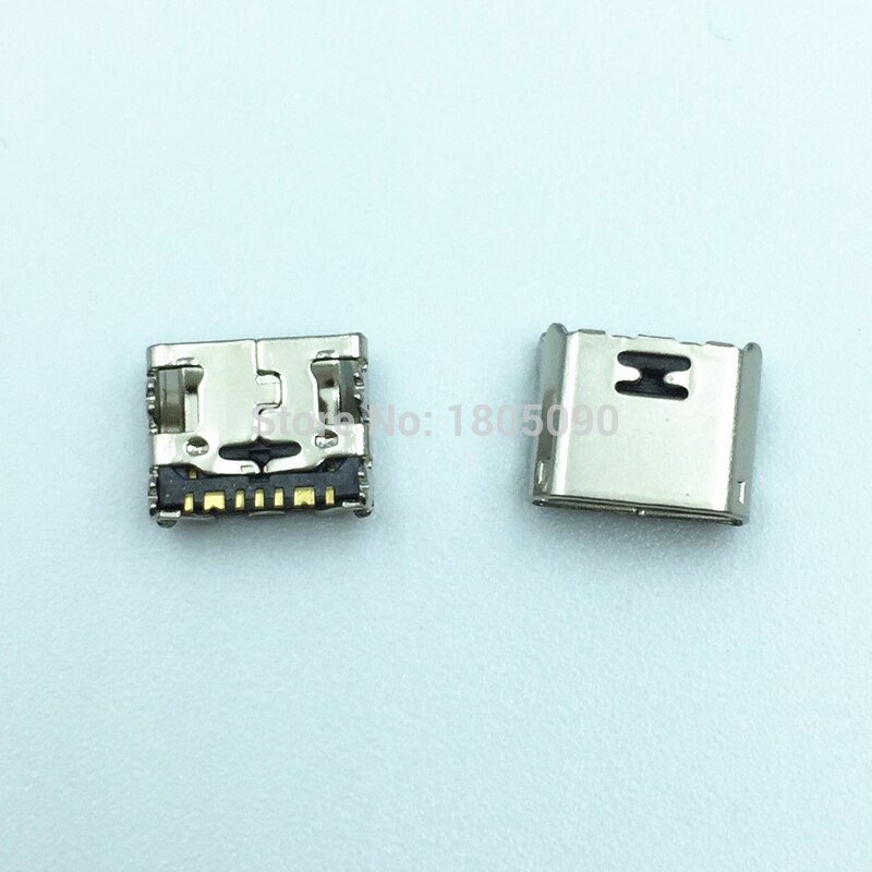 100pcs Micro USB 7pin mini Connector Mobiele Opladen poort Voor Samsung Galaxy Tab 3 Lite SM-T110 7.0 I9082 I9080 i879 I8552 I869