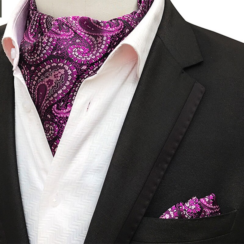 Ricnais-Conjunto de pañuelos de Cachemira Vintage para hombre, traje de caballero cuadrado con bolsillo, pañuelo Formal de boda