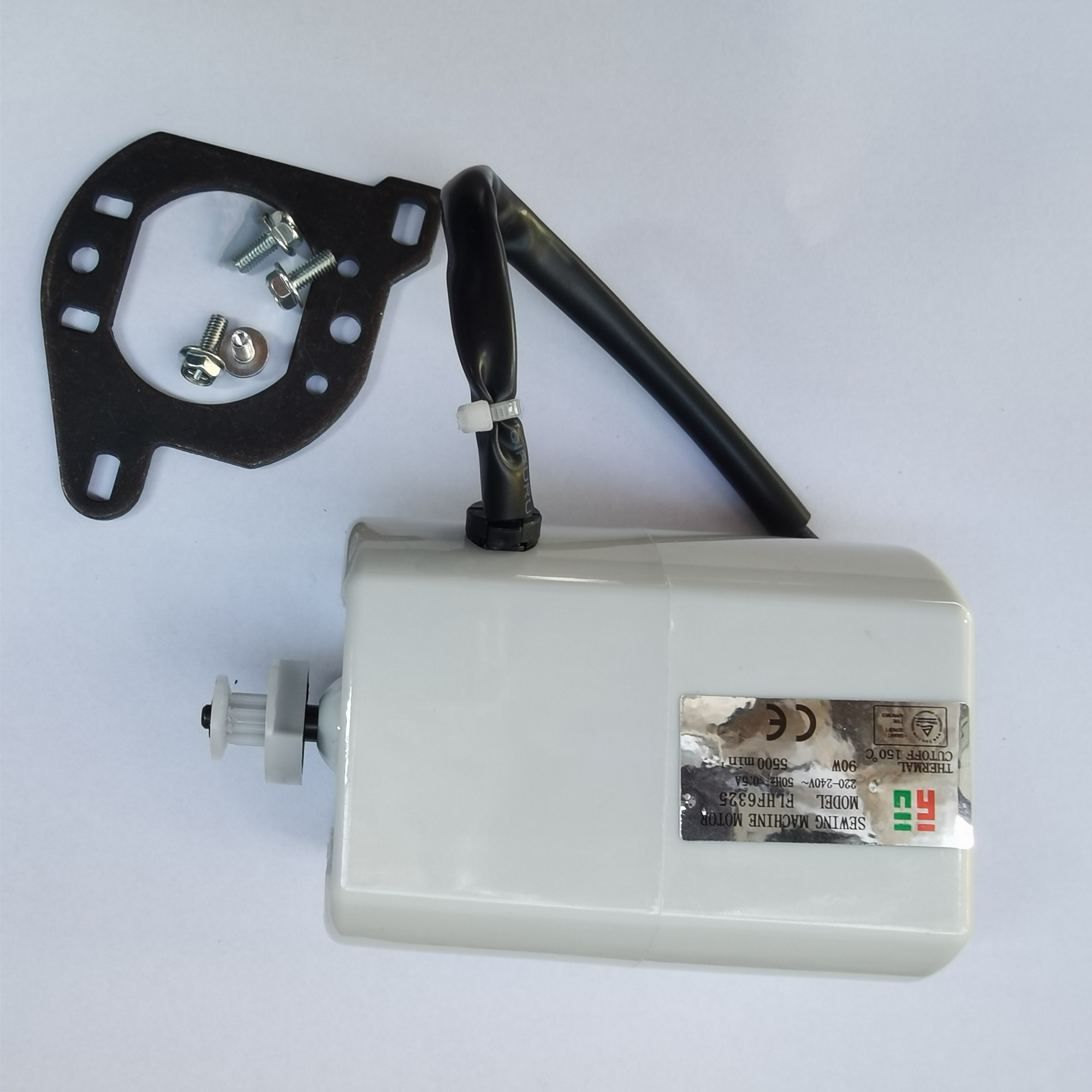 Household/Domestic Sewing Machine Motor(Engine)/Bracket With 4 Screws,70W/90W/50W,220V-240V,50/60HZ,9/6 Teeth Gear,Great: black