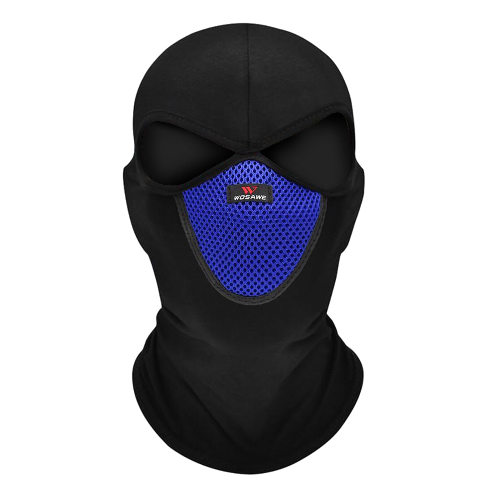 Pasamontañas elástico para hombre y mujer, mascarilla con cuello de motocicleta, calentador para esquí, gorro para exteriores, máscara de lana, gorro para cabeza de nieve