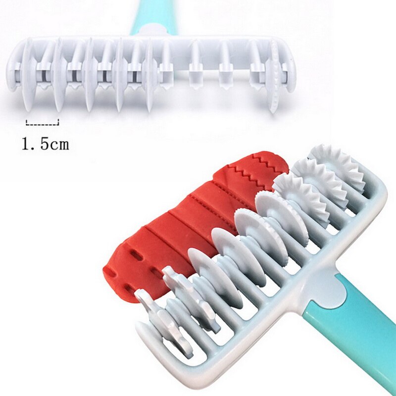 37Pcs Fondant Ribbon Cutter Wiel Roller Pastry Mold Deeg Lattice Cutter Pastry Tool Voor Keuken Bakken