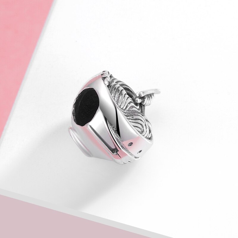 2020 deliziosi ramen perline tagliatelle e bacchette Charms gioielli Charms in argento Sterling 925 per la fabbricazione di braccialetti S925