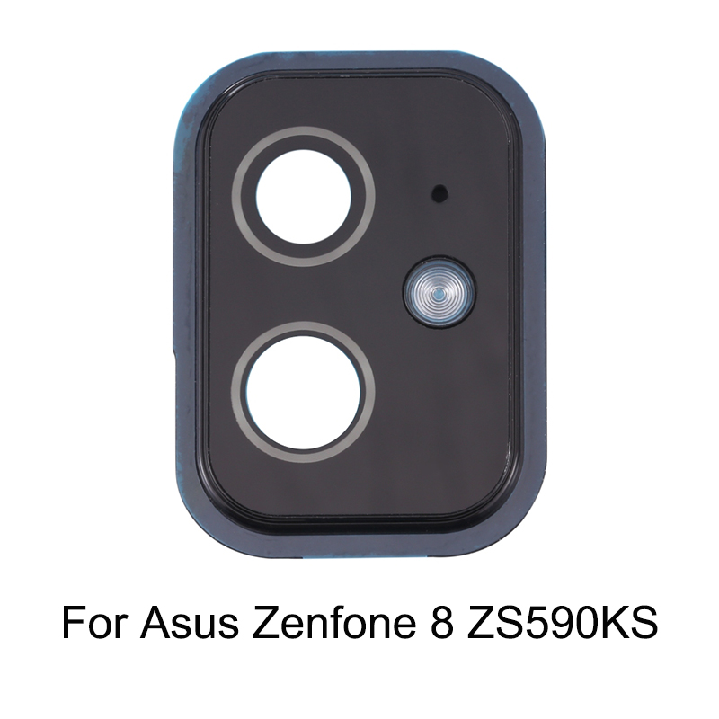 Camera Lens Voor Asus Zenfone 7 ZS670KS/Voor Asus Zenfone 7 Pro ZS671KS/Voor Asus Zenfone 8 ZS590KS: Black Zenfone 8