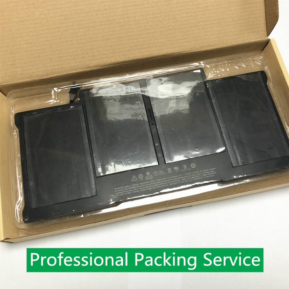 Original Laptop Battery A1496 For Apple MacBook Air 13" A1466 A1496 MD760LL/A MD761CH/A Replace A1405