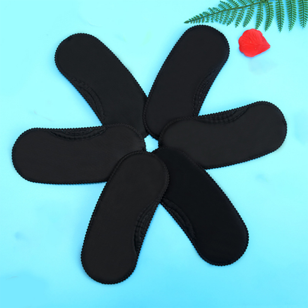 Mascarilla de encaje para dormir, máscara suave para los ojos con sombreado negro, máscara portátil para cubrir los ojos, parche para siesta, herramientas para dormir, 3 unids/lote