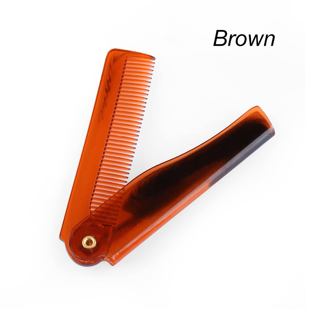 1PC Wooden Beard Comb Anti Static Pocket Comb with Fine Coarse Teeth Hair Mustaches Brush Men Supplies Styling Tools: 3