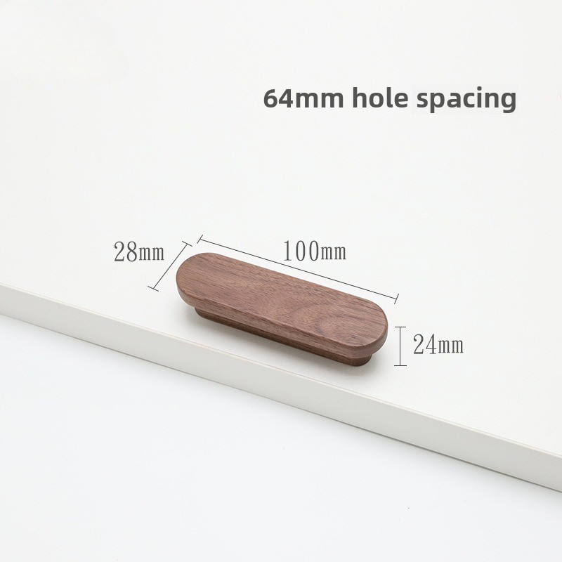 Maniglie per mobili in legno naturale nordico Armadi Maniglie da cucina Maniglie Armadi e cassetti Manopole per comò Maniglie lunghe per guardaroba: Cioccolato