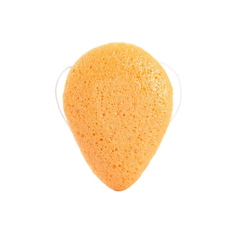 Fulljion 6 Farben Natürliche Konjac Gesichts Puff Gesicht Reinigen Waschen Schwamm Peeling Reinigung Schwamm Puff Gesichts Reiniger Werkzeug: Gelb