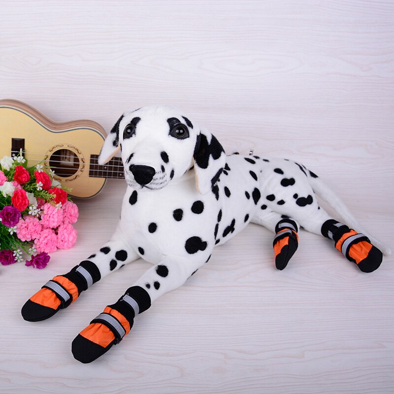 Waterproof Anti Slip Medium Big Dog High Shoes for Large Dogs Camouflage Reflective Pet Snow Boots Greyhound Bulldog Accessories