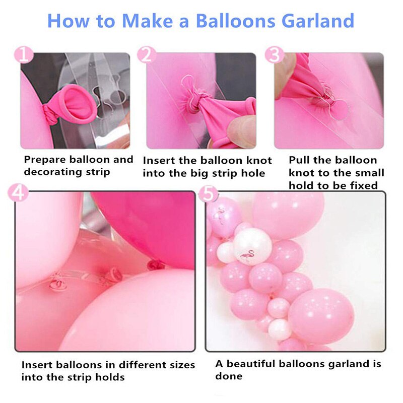 Ballon Bogen Girlande Bausatz Band Streifen Binden Werkzeug Blume Clip Band Geburtstag Hochzeit Weihnachten braut dusche Baby Dekoration favor