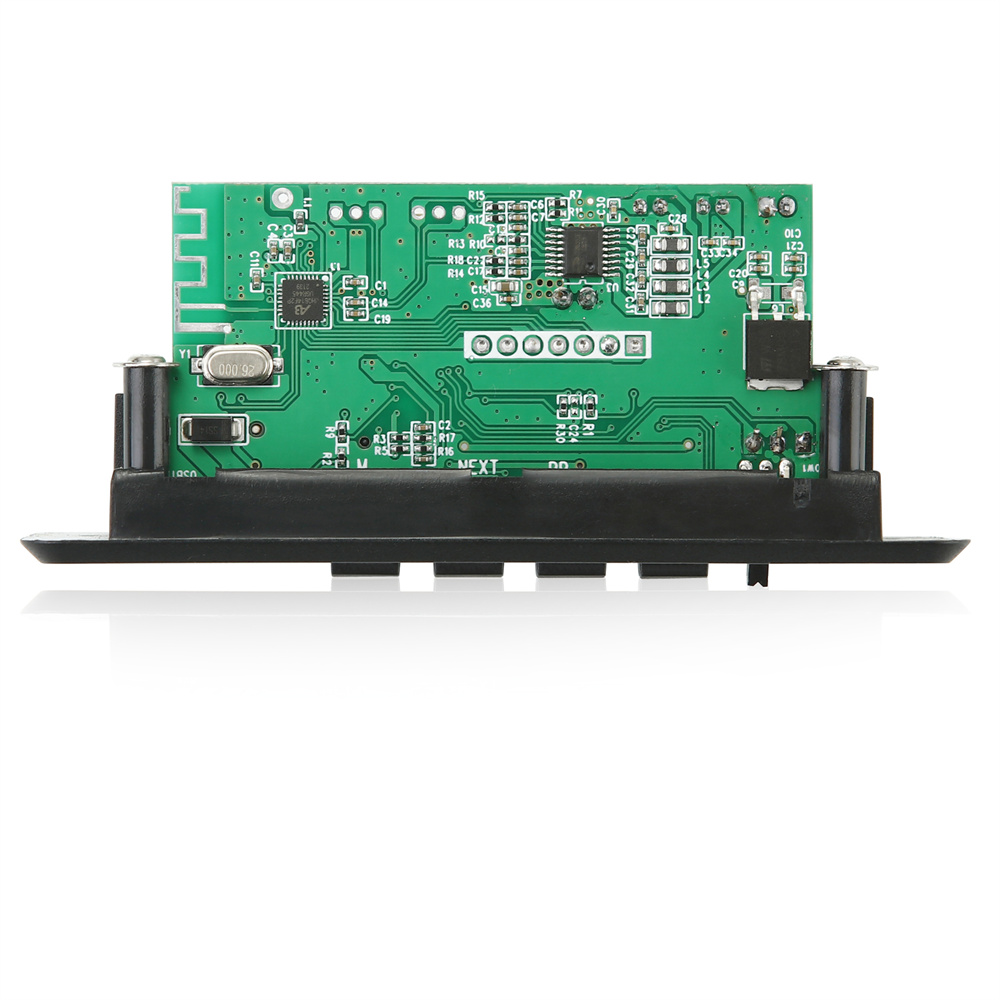 Amplificador de 50W, placa decodificadora de MP3 Bluetooth 5,0, reproductor de música inalámbrico de 12V y 5V, módulo de Audio USB TF AUX, Radio FM para altavoz, manos libres