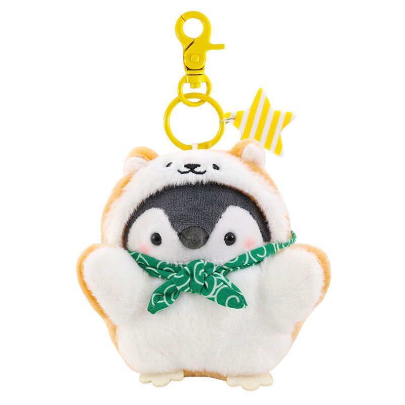 Japan energy plush doll little penguin family students different styles with Iron Buckle: I 12cm