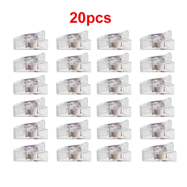 Sewing Clips DIY Crafts Plastic Clamps Colorful Safety Plastic Clamps Fabric clip hemming clip sewing tools sewing accessories: E66-JZ-BTM20