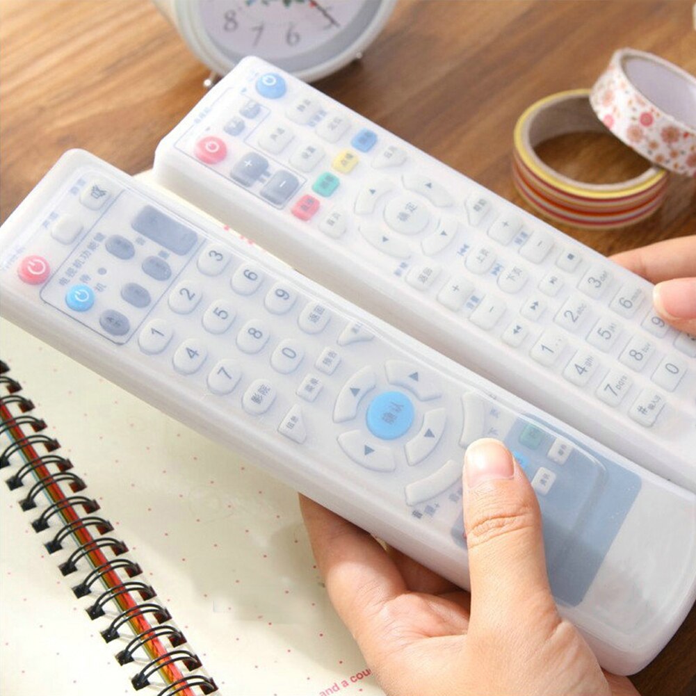 Transparent Silicone Remote Control Cover For Hisense Konka Haier TV Air Conditioner Remote Control Case Dust Protective Case