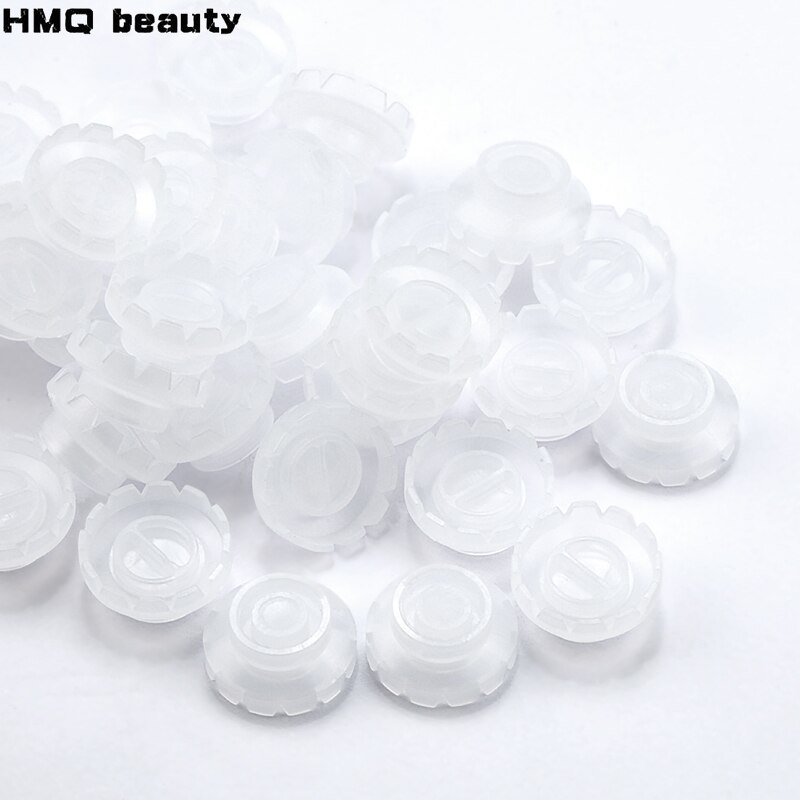100Pcs Wegwerp Individuele Wimper Lijm Houder Enten Wimpers Quick Blossom Cup Ring Wimper Extension Adhesive Stand