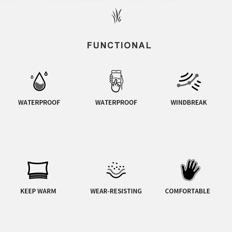Xiaomi-guantes de invierno para ciclismo para hombre y mujer, guantes antideslizantes con pantalla táctil, impermeables, resistentes al viento, Polar, térmico abrigado