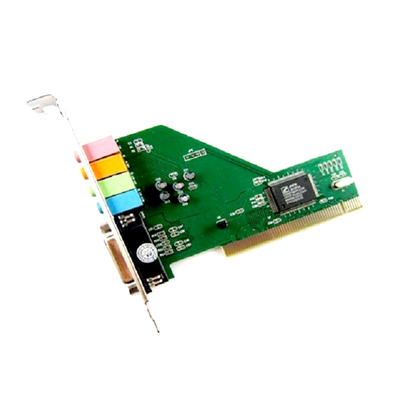 CMI8738 Chipset Stereo Klang PCI-Hafen o Karte Unterstützt 2/4CH und DLS mit Fahrer CD für Schreibtisch PC Computer