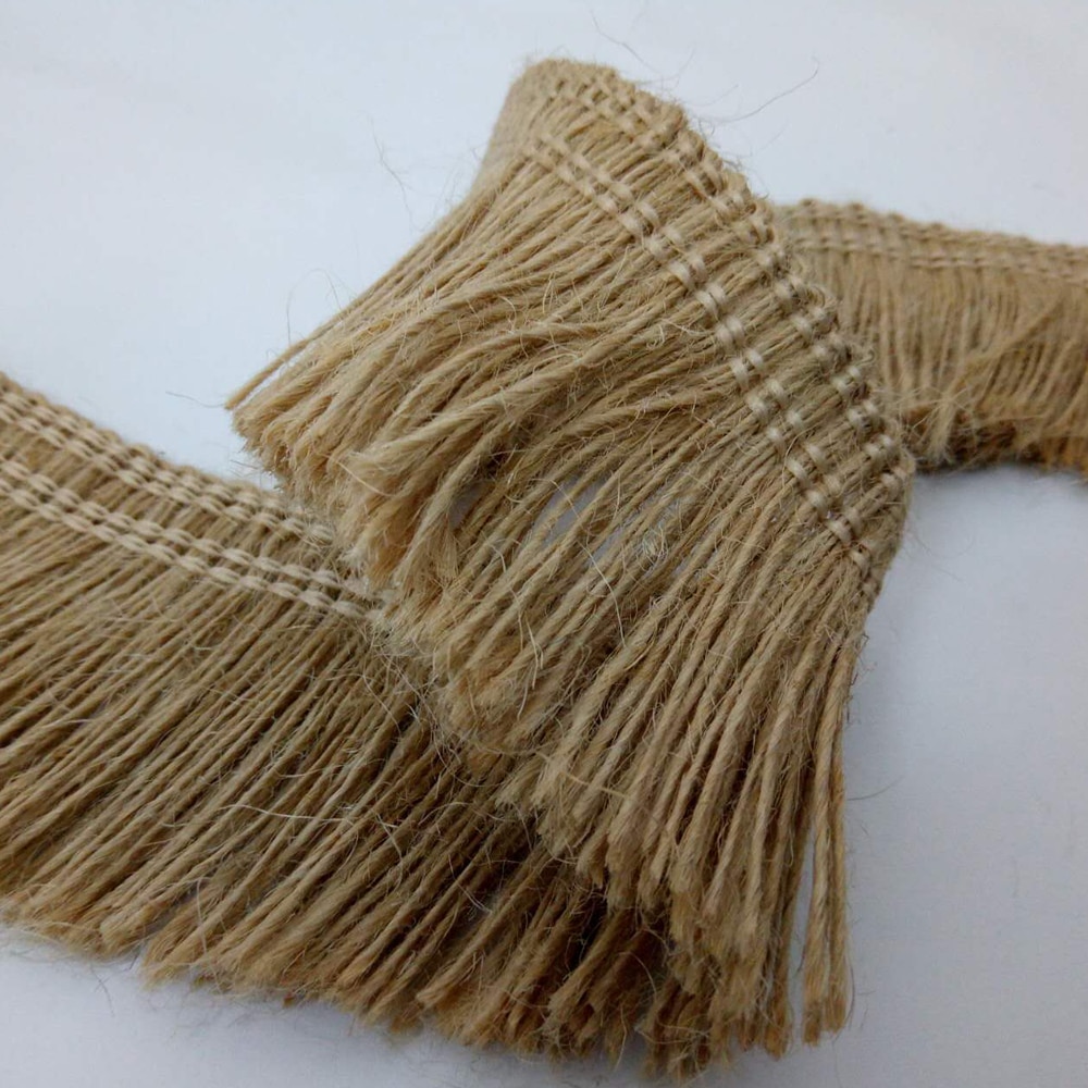 burlap fringe