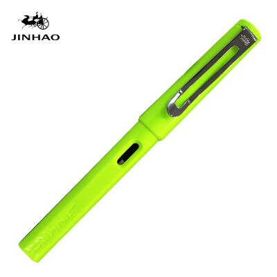 JINHAO 599 fountain Pen School Office supplies man women luxury brand writing pens business pen with 5pcs ink sac: green