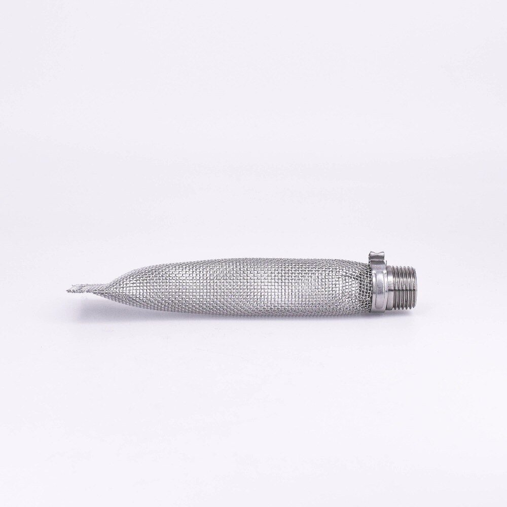 Filtro de pantalla de 6 pulgadas de acero inoxidable 304, filtro de salto sanitario, herramienta para cerveza casera, 300-400 micras