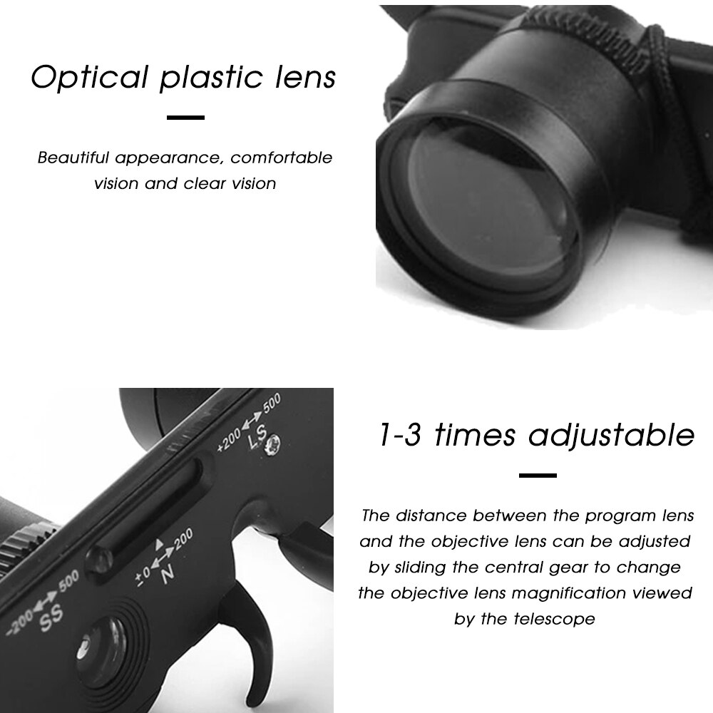 Outdoor Hd Vissen Telescoop Draagbare Zoomable Bril Zonnebril Waargenomen Boei Bijziendheid Vergrootglas Verrekijker Optics Telescoop