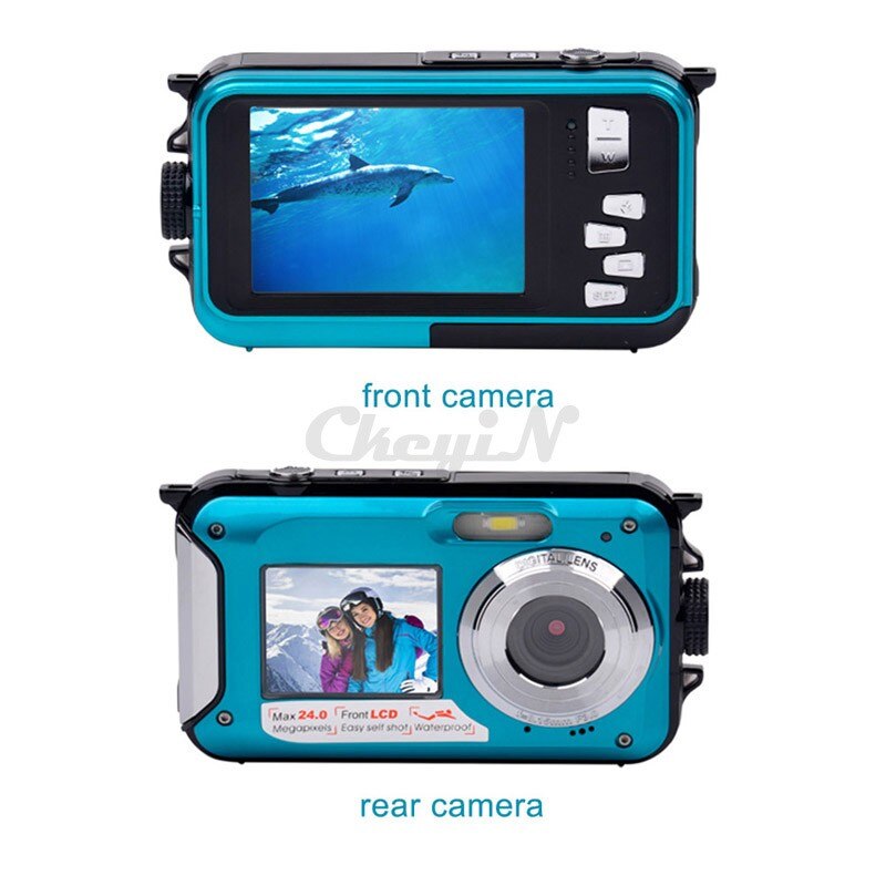 Super Full HD 1080P Digital Video Kamera, 3M Wasserdichte Kamera, Unter Wasser Kamera, kamera Digital Mit 16x Digital Zoom