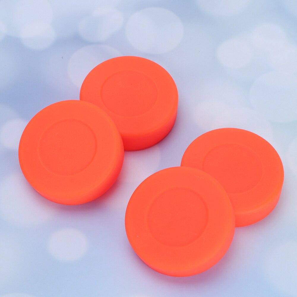 Bolas de Hockey sobre hielo de goma dureza ajustable, suministros deportivos, color naranja, 10 Uds.: Default Title