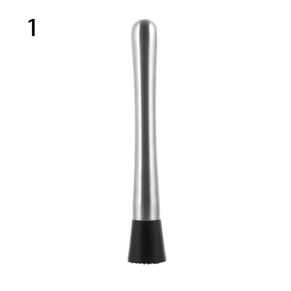 Rvs Cocktail DIY Ice Fruit Drink Mixer Staaf Bar Gereedschap Bartending Roerstokjes Bartenders Staaf Accessoires: 3.3 X 20.5CM