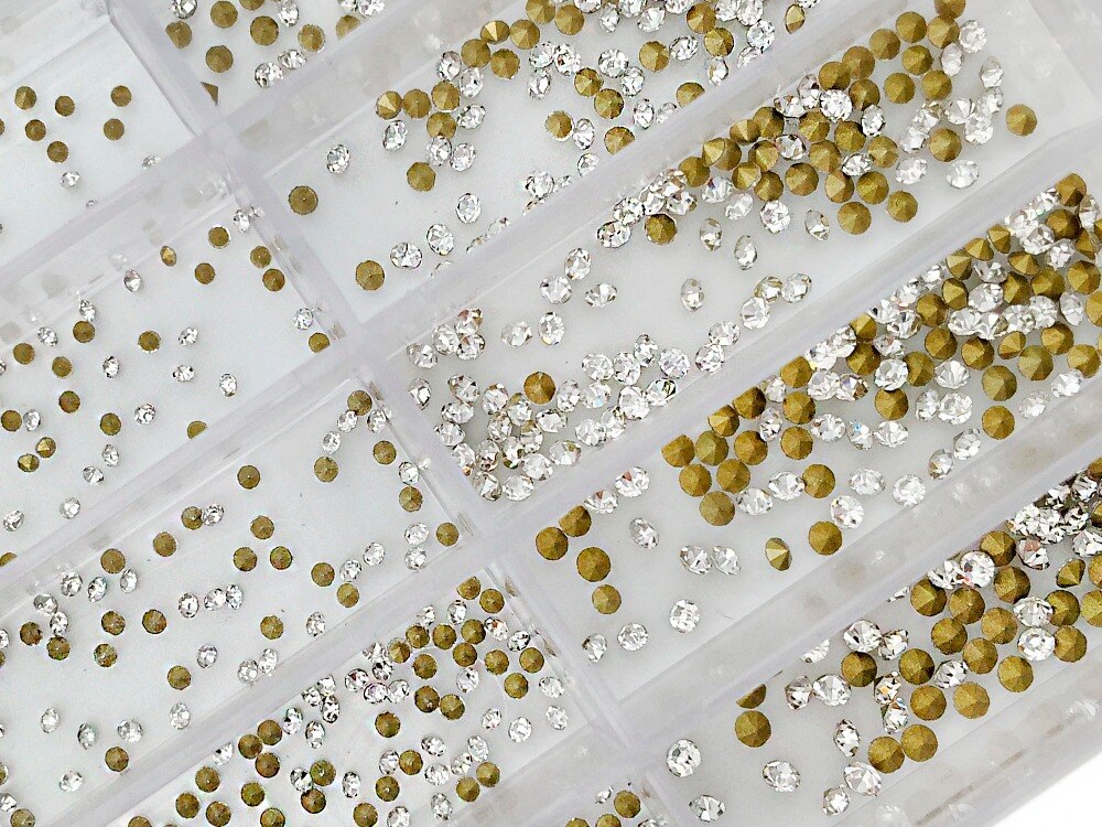 10 Maten 1000 Stks/set Horloge Onderdelen-Stenen, Steentjes, Midden-oosten Diamant Horloge Reparatie Deel