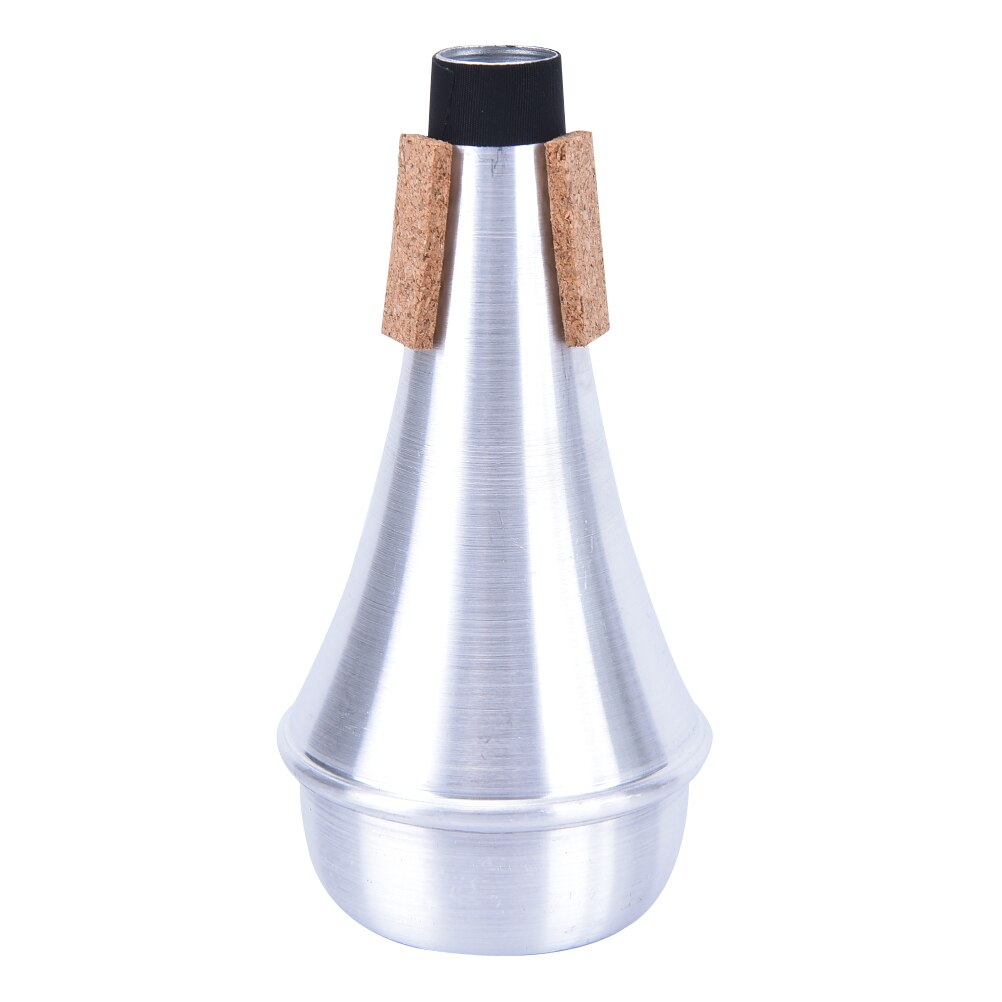 de trompeta silenciosa de aluminio para trompetas rectas para principiantes de práctica de instrumentos de Jazz 68*68*135mm