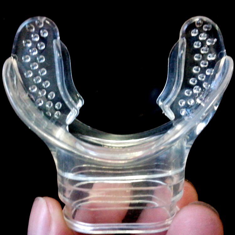 Transparant Clear Silicone Duiken Bite Mondstuk Regulator Pop Duikuitrusting Voor Siliconen Dompelpompen