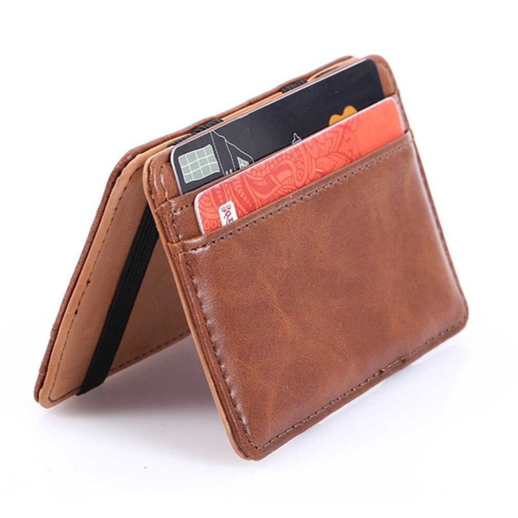 Men's Wallet Matte Leather Stitching Zipper Coin Purse Card Pack Classic European And American