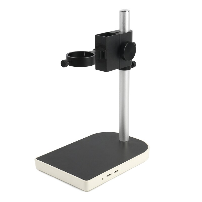 40mm Large Adjsutable Stereo Digital Industry Lab Microscope Lens Table Stand Dual Ring Holder
