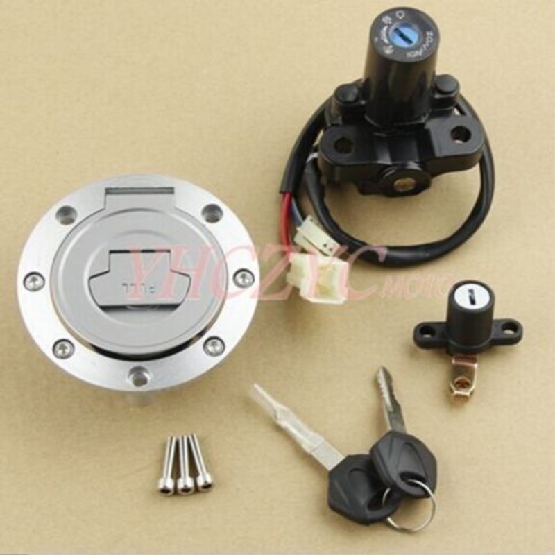 Ignition Switch Fuel Gas Cap Seat Lock Set for Yamaha XT660 XT660Z Tenere 08-13/15 MIDNIGHT STAR V-STAR XVS1300 XVS1300A 07-15