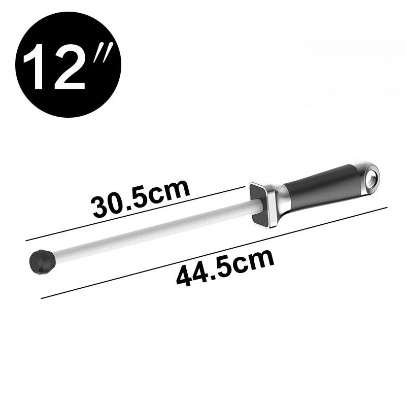 TAIDEA 12inch Knife Carmic Sharpening rod TG2006 Sharpening steel Kitchen sharpening system knife sharpener tool