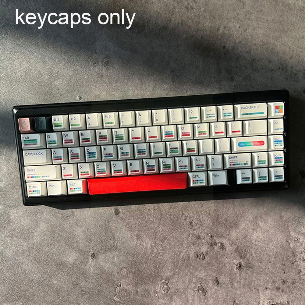 for CHERRY Profile PBT 136 Key Keycaps Dye Sublimation For Filco Ducky IKBC Personality Mechanical Keyboard Keycaps D1F6