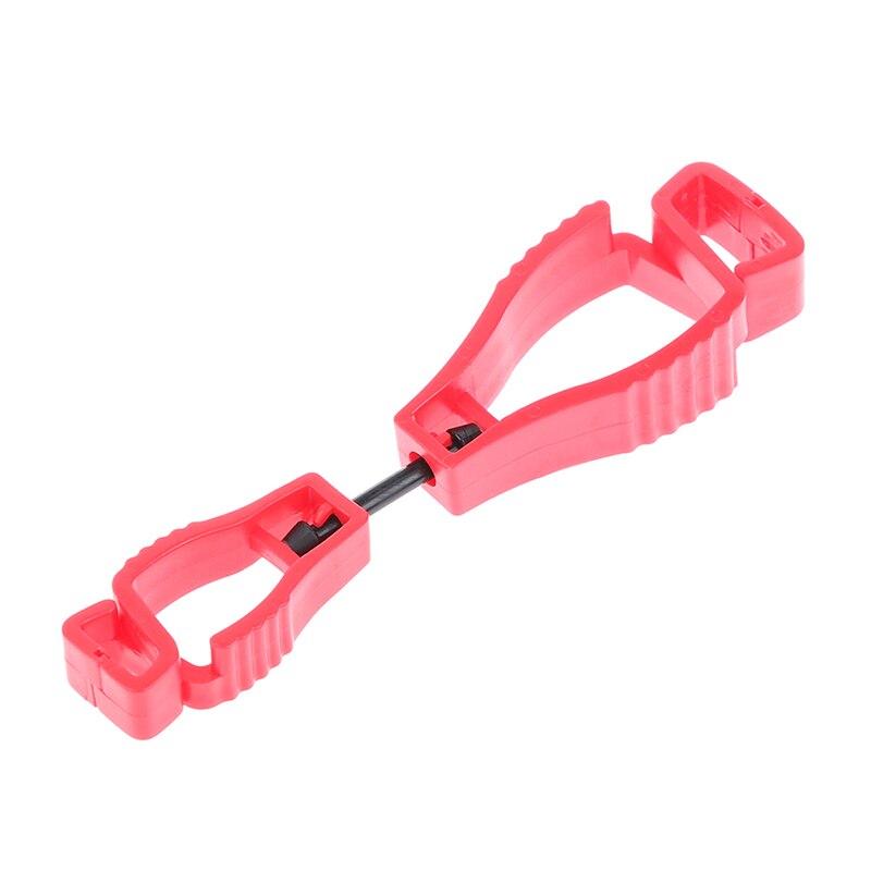 Handschoen Clip Holder Hanger Guard Arbeid Werk Klem Grabber Catcher Veiligheid Werk Veiligheid Werk Handschoen Grabber Clip: RD