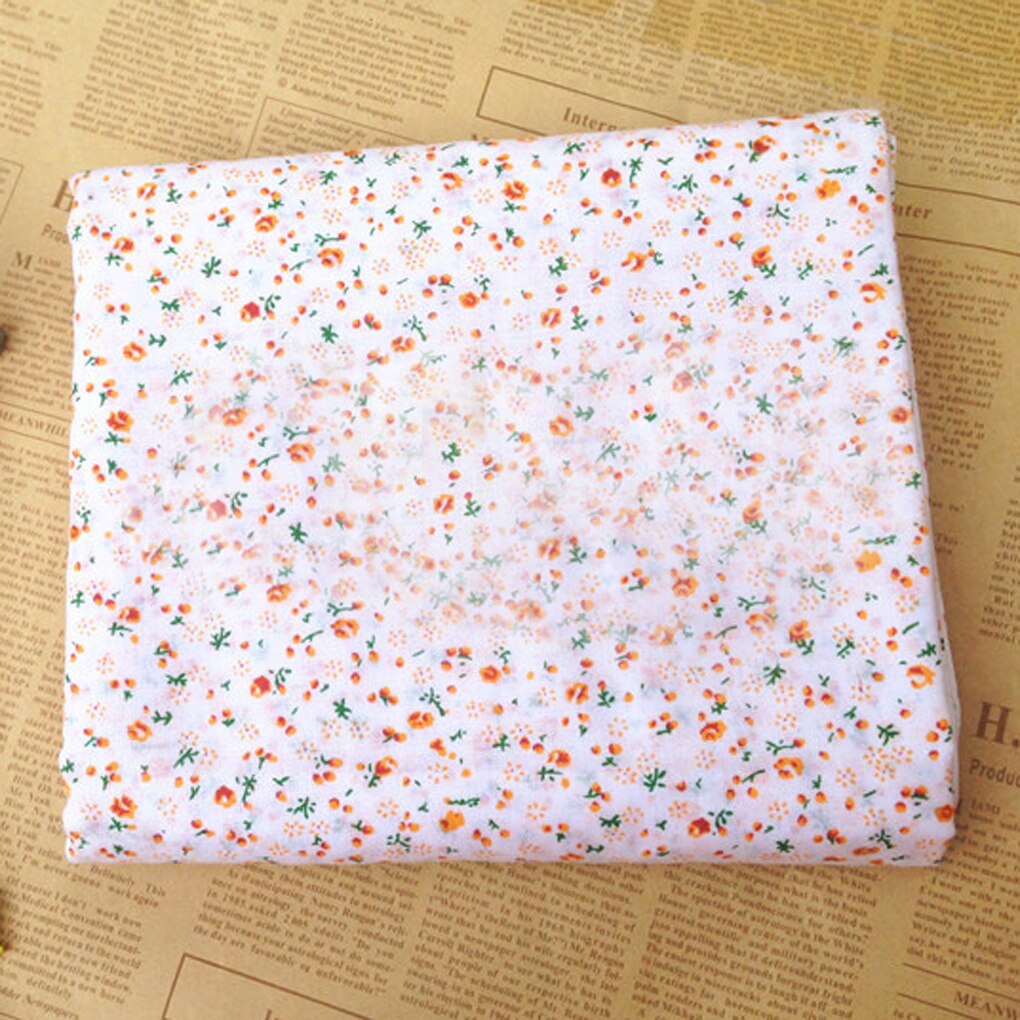 7pcs Cotton Cloth Textile Craft Fabric Bundle Patchwork Fabric DIY Sewing Quilting Floral Pattern 25x25cm