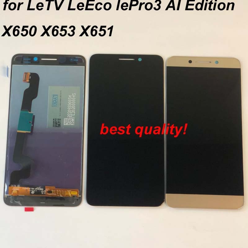 100% original For letv LeEco Le Pro 3 X650 X651 X656 X657 X658 X659 X653 Lcd Display +Touch Screen Digitizer Assembly AI Edition