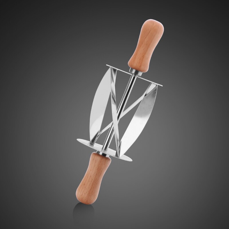 Croissant cuticle roller stainless steel croissant knife triangle dough croissant dough cutter kitchen bakery tools WJ11069