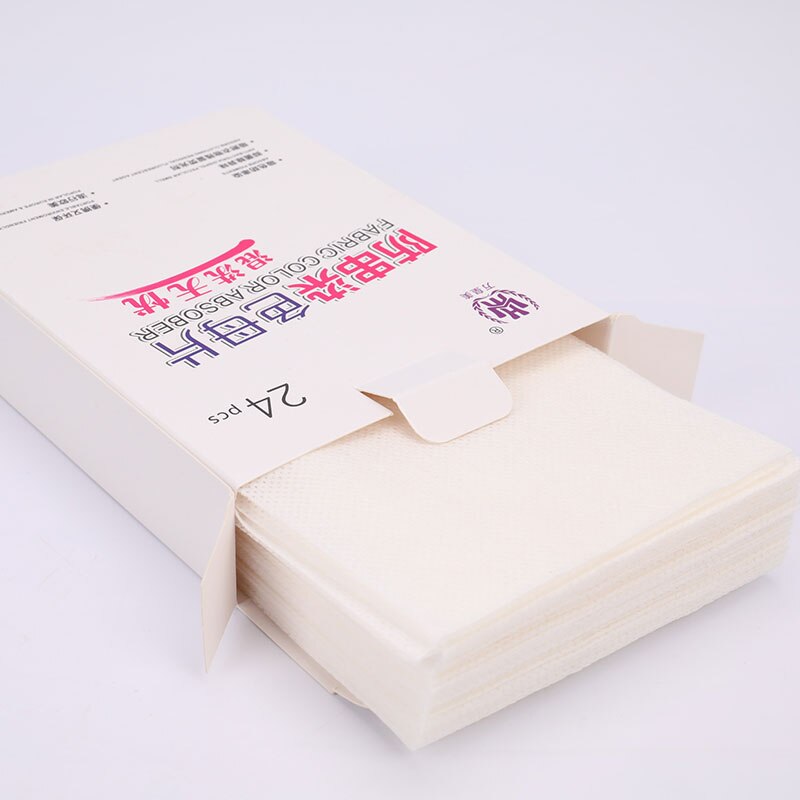 24/30pcs Washing Machine Use Mixed Dyeing Proof Absorption Sheet Anti Dyed Cloth Laundry Papers Color Catcher Grabber Cloth