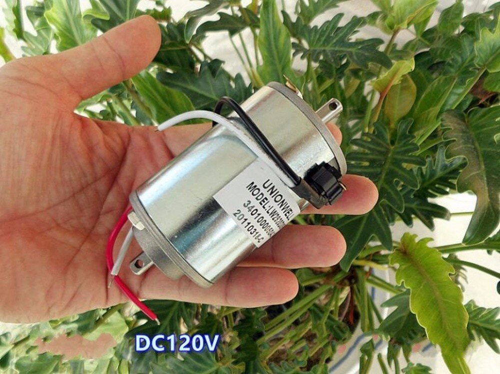 DC120V DC Motor Wind Turbine Double Ball Bearing Compensated Carbon Brush