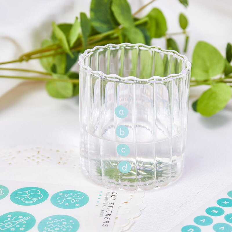 120pcs Colored Round Dot Stickers Circle Dot Labels Vintage Colors Labels For Craft Scrapbook Diary Album