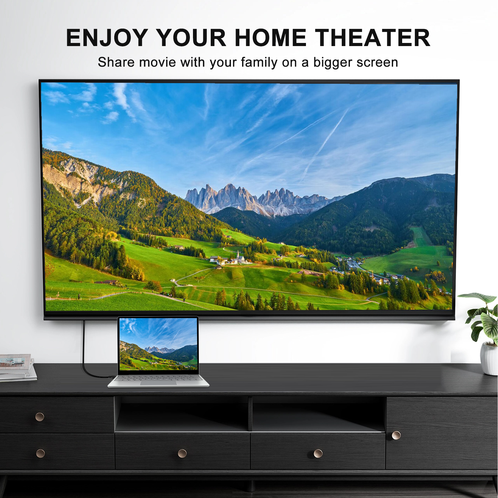 Høyhastighets 4k hdmi-kabel 18 gps 4k hdr 2160p 1080p 3d ethernet flettet hdmi-ledning, arc uhd hdmi-kabel kompatibel med bærbar pc