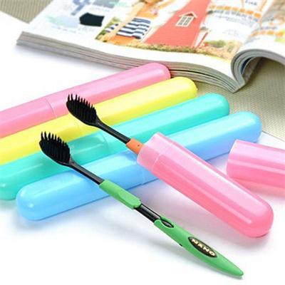 Baby Kids Children Protect Toothbrush Tube Cover Toothbrushes Holder Case Storage Box Bathroom Accessories Supplies 1PC