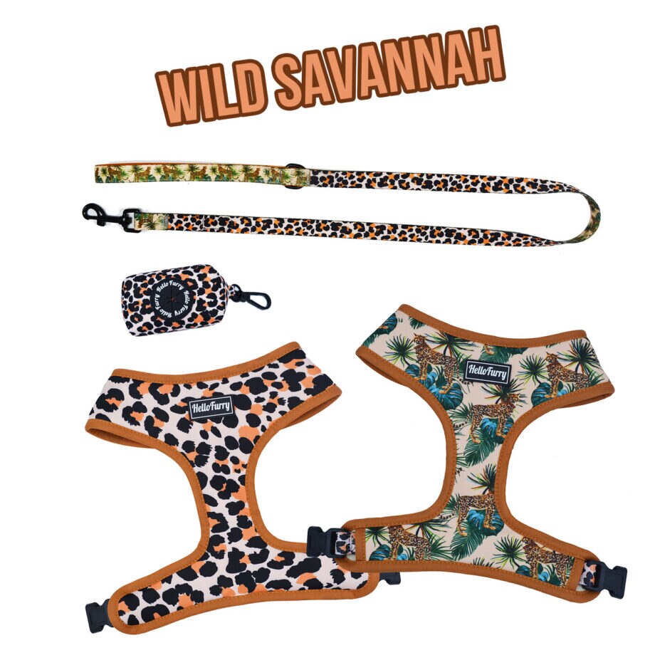 Pettorina per animali domestici 2 In 1 per Bulldog francese pettorina per cani reversibile di piccola media savana selvaggia con guinzaglio reversibile